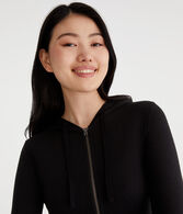Solid Lightweight Full-Zip Hoodie