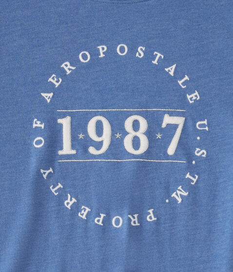 Aeropostale 1987 Circle Graphic Tee Aeropostale 1987 Circle Graphic Tee