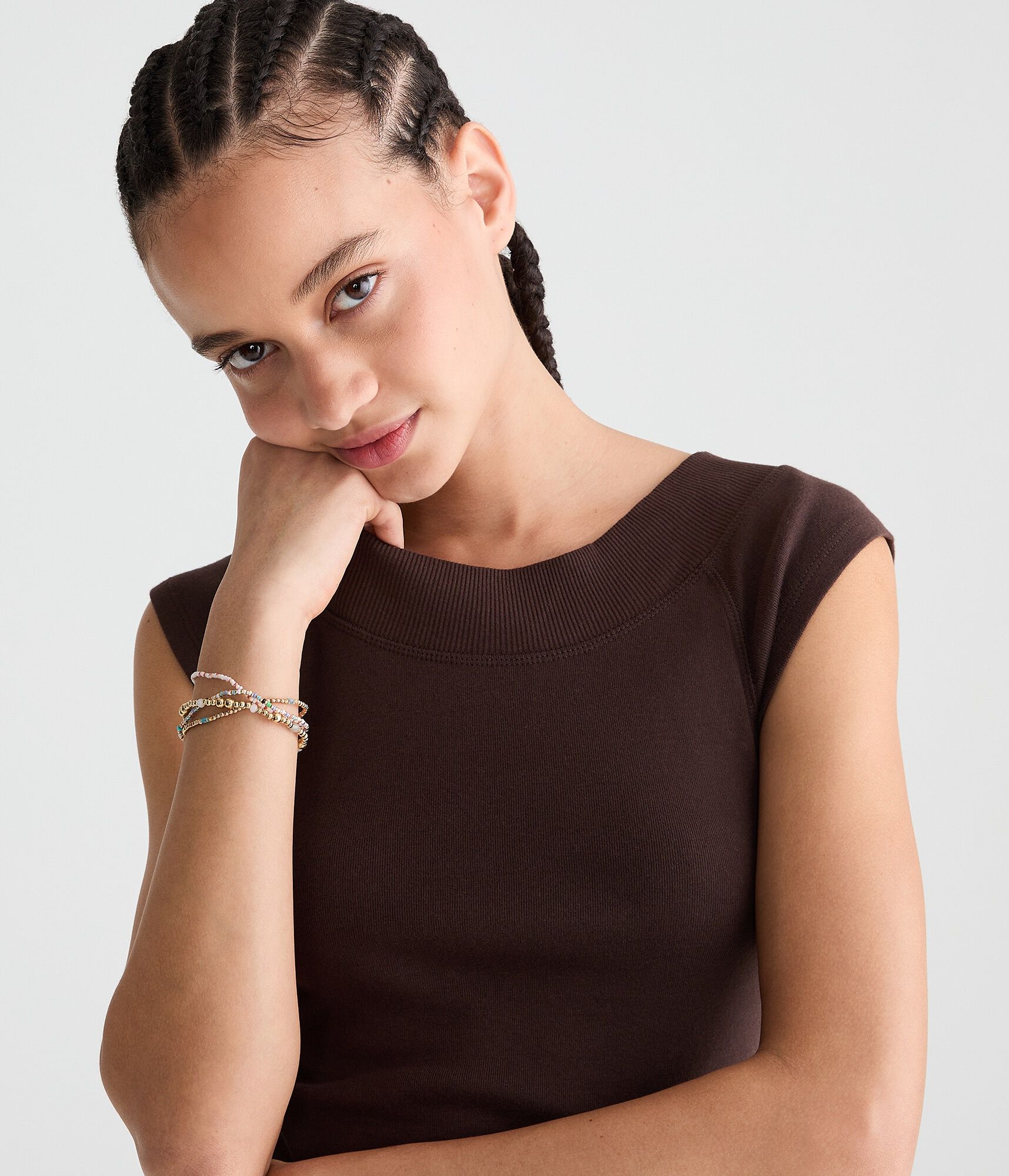 Seriously Soft Wide-Neck Raglan Tee