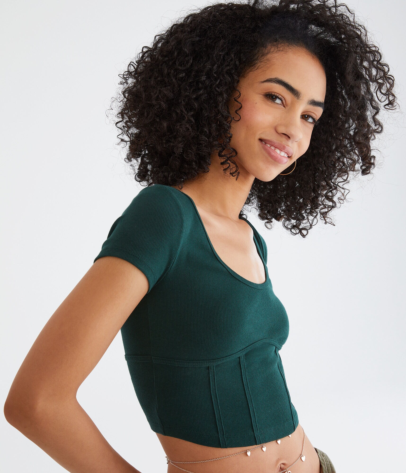 Corset Detail Tiny Top