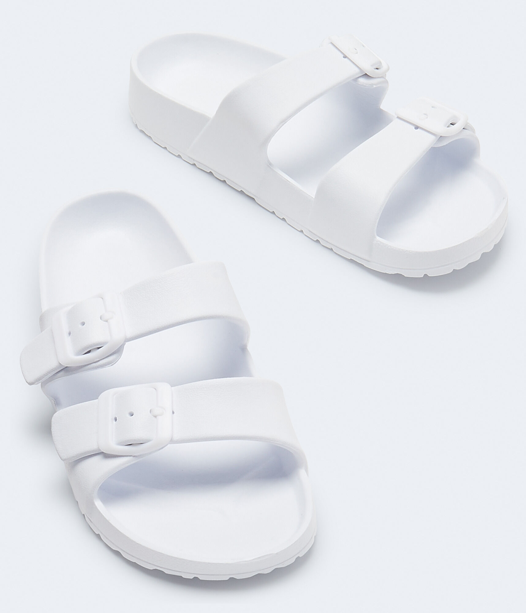 Double-Strap Slide Sandal