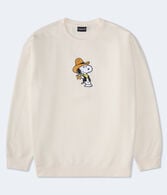 Western Snoopy Crew Sweatshirt
