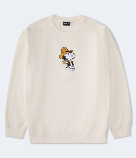 Western Snoopy Crew Sweatshirt