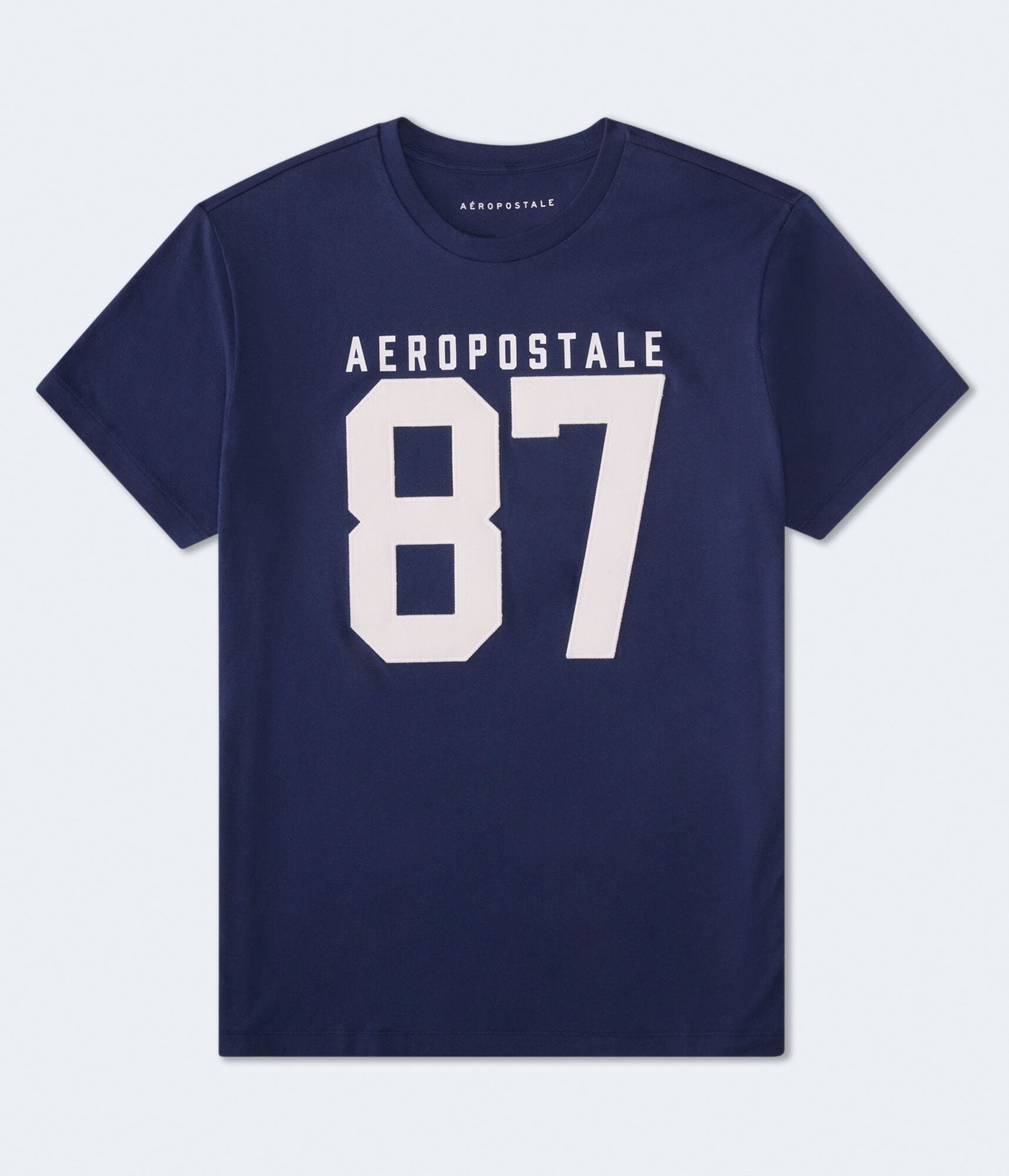 Aeropostale Large 87 Appliqu&eacute; Graphic Tee