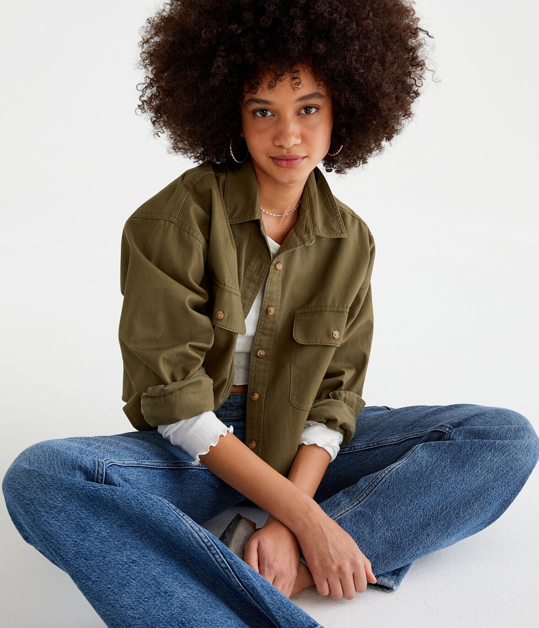 Relaxed Shirt Jacket