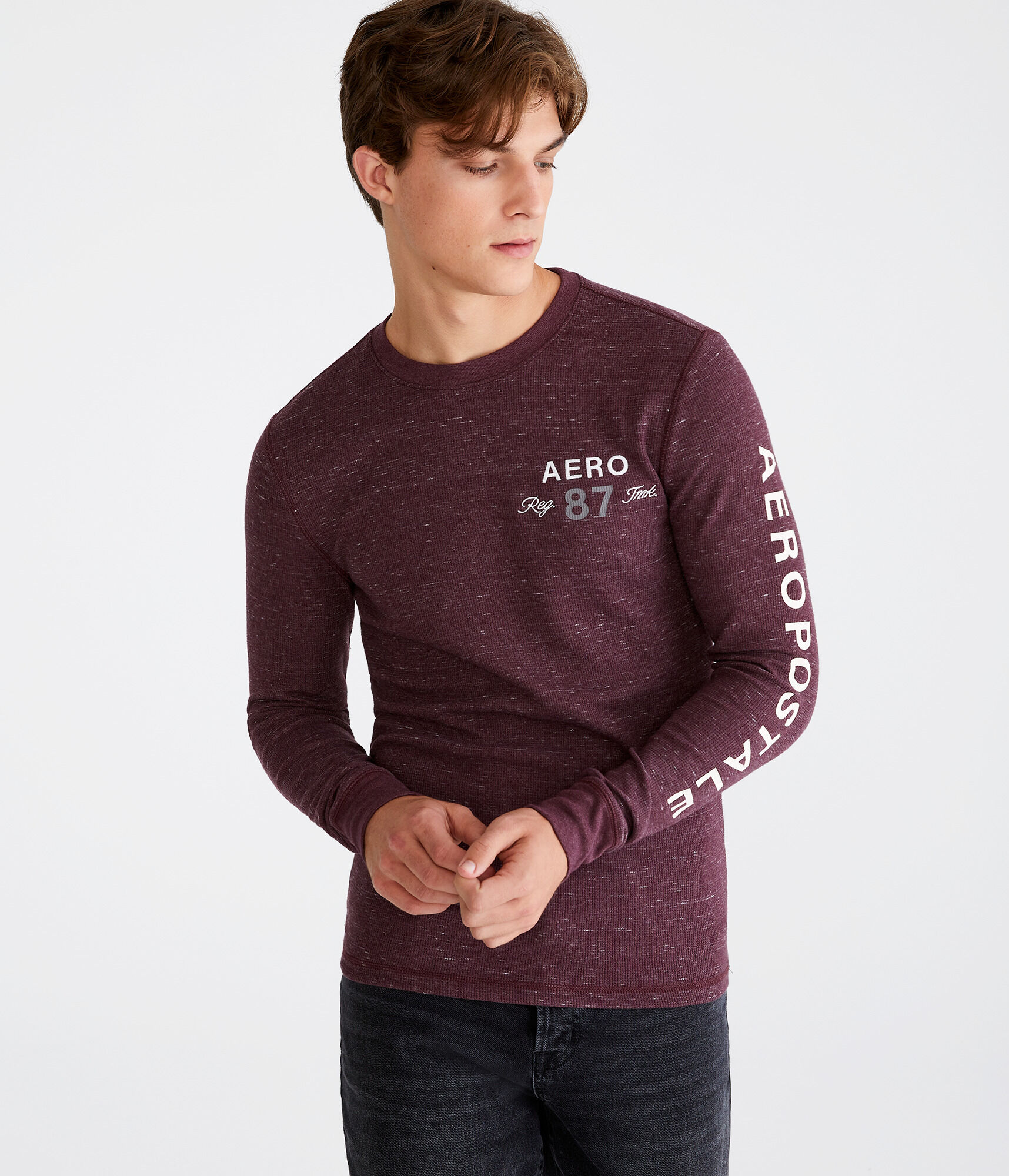 Long Sleeve Aero Graphic Thermal Tee
