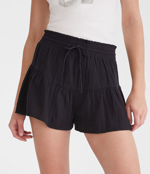 High-Rise Gauze Ruffle Shorts High-Rise Gauze Ruffle Shorts