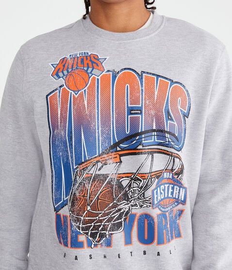 New York Knicks Net Crew Sweatshirt New York Knicks Net Crew Sweatshirt