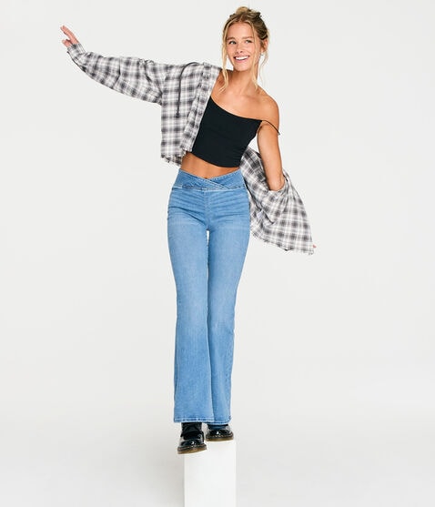 High-Rise Pull-On Flare Soft Flex Jean High-Rise Pull-On Flare Soft Flex Jean
