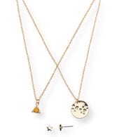 Scorpio Stud Earring & Necklace Set