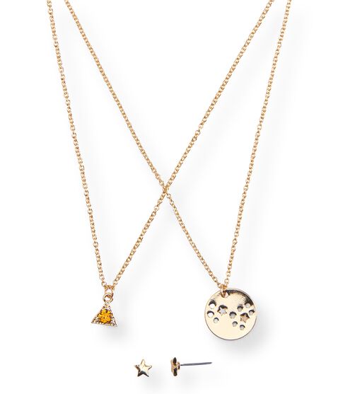 Scorpio Stud Earring & Necklace Set Scorpio Stud Earring & Necklace Set