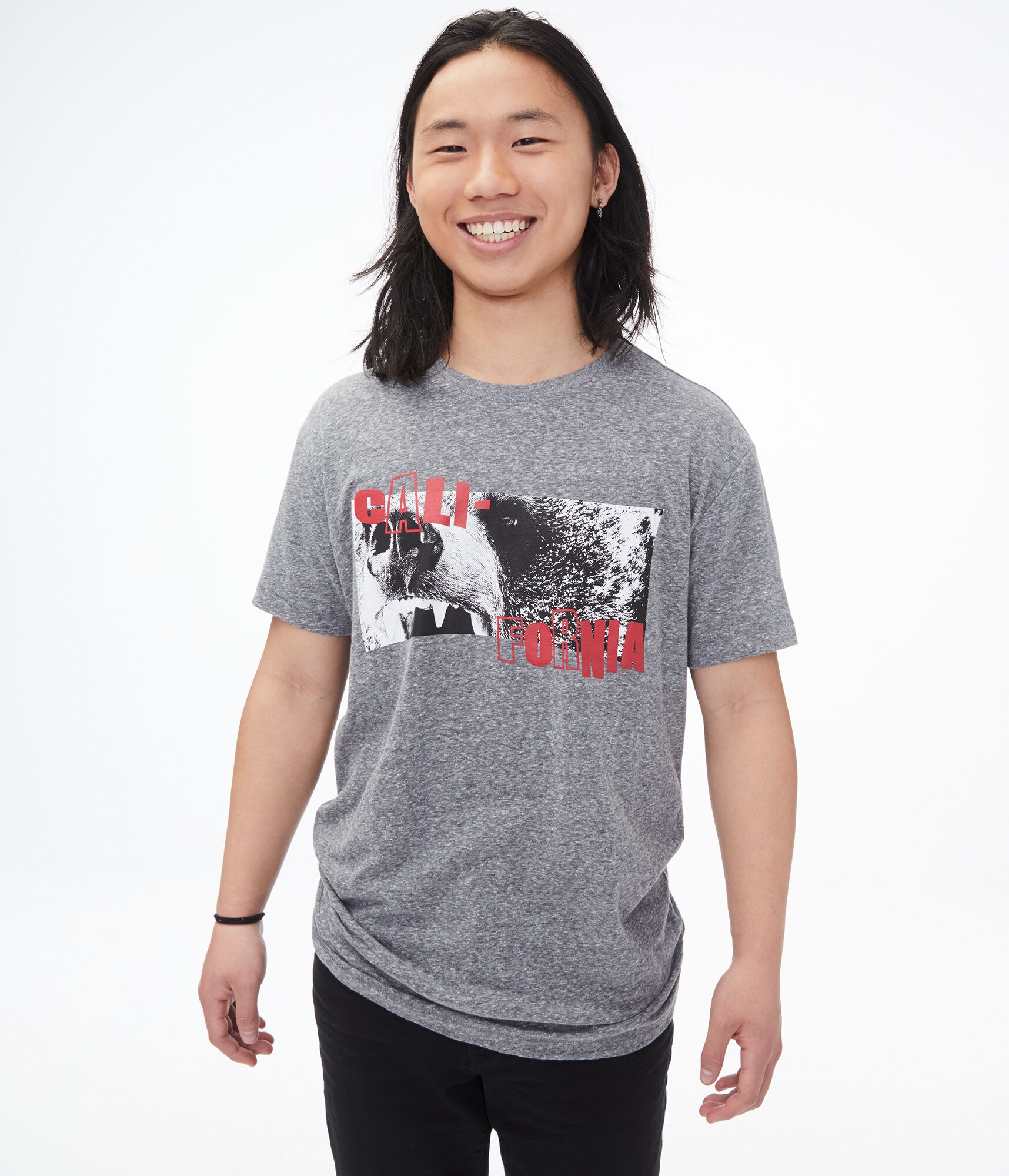 California Angry Bear Graphic Tee