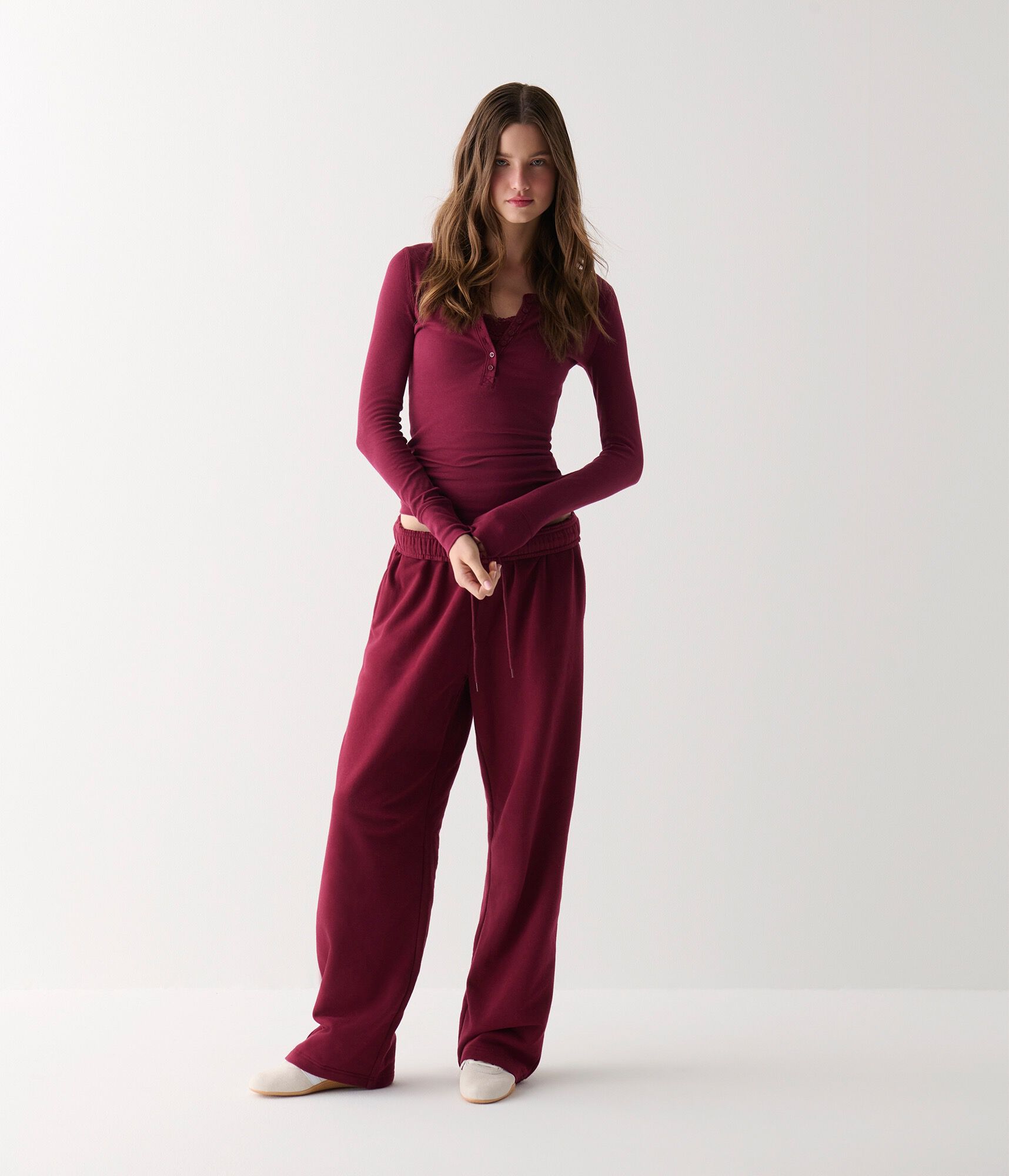 Cloud Soft Mid-Rise Straight Leg Sweatpants