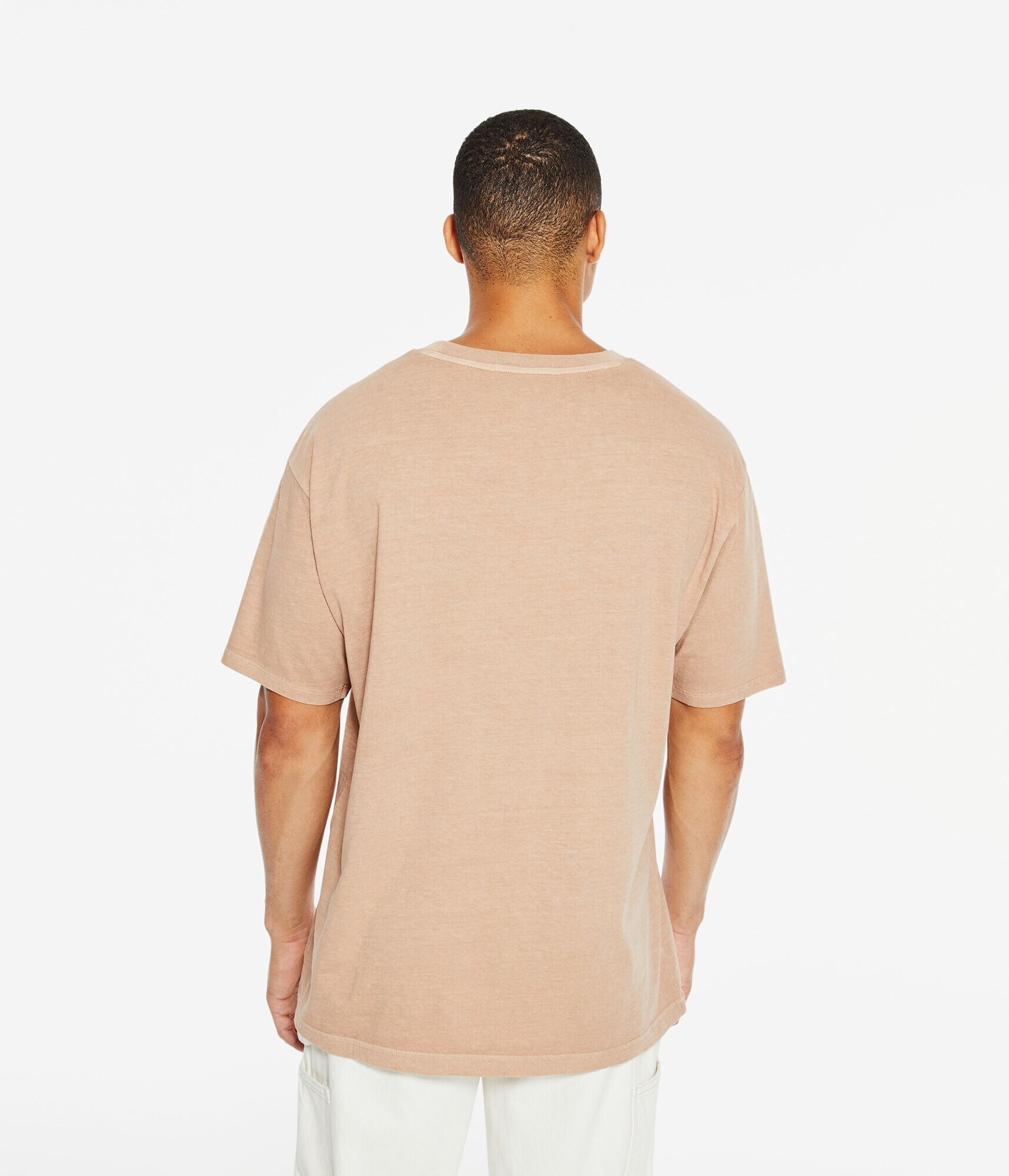 Washed Relaxed Fit Crew Tee