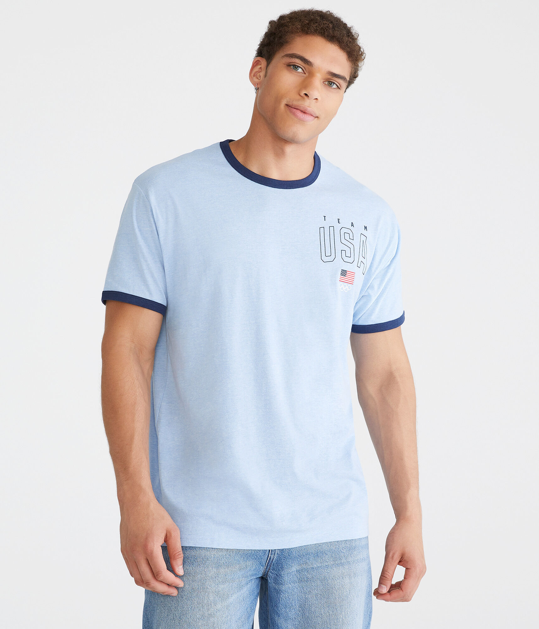 Looney Tunes x Team USA Ringer Relaxed Graphic Tee