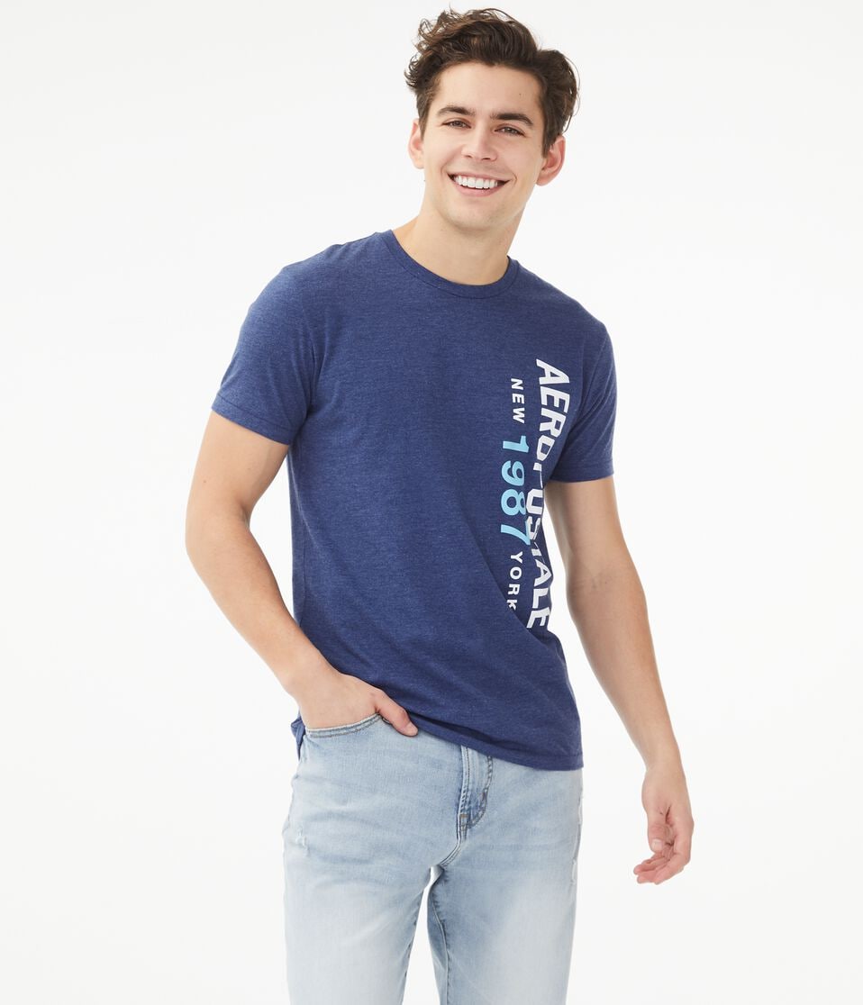 Vertical Aeropostale 1987 Logo Graphic Tee