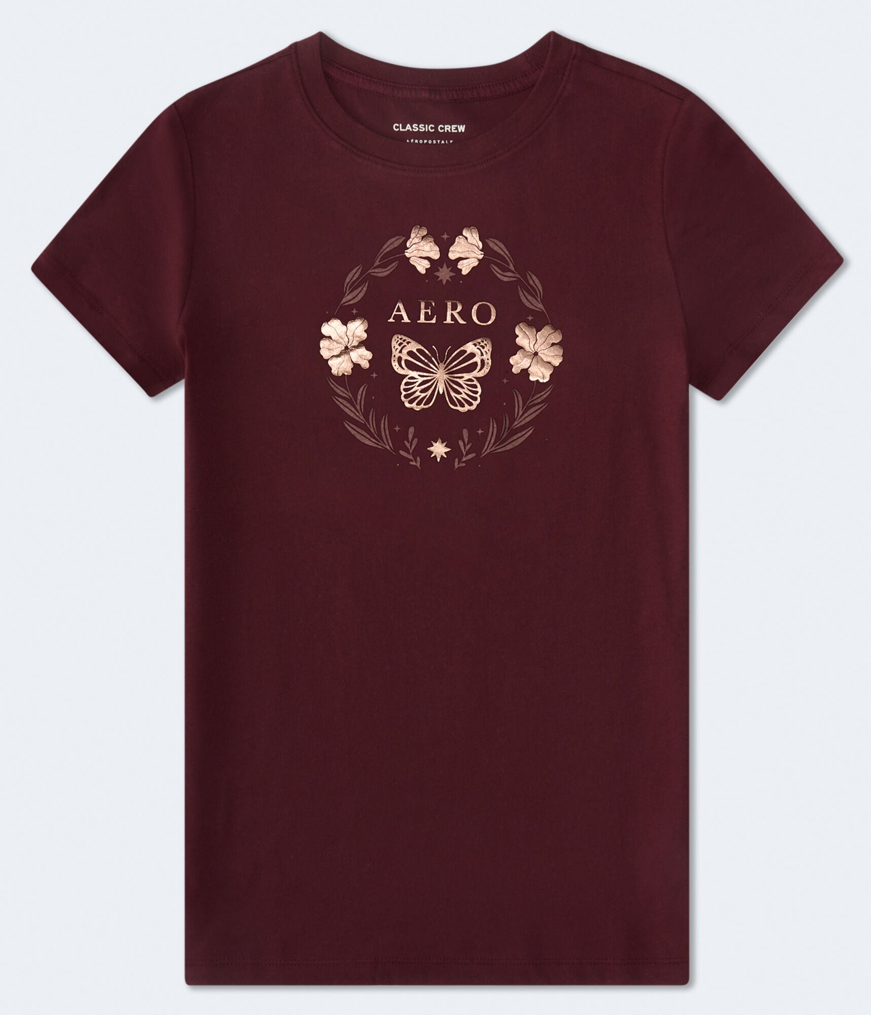 Aero Butterfly Circle Foil Graphic Tee