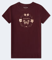 Aero Butterfly Circle Foil Graphic Tee