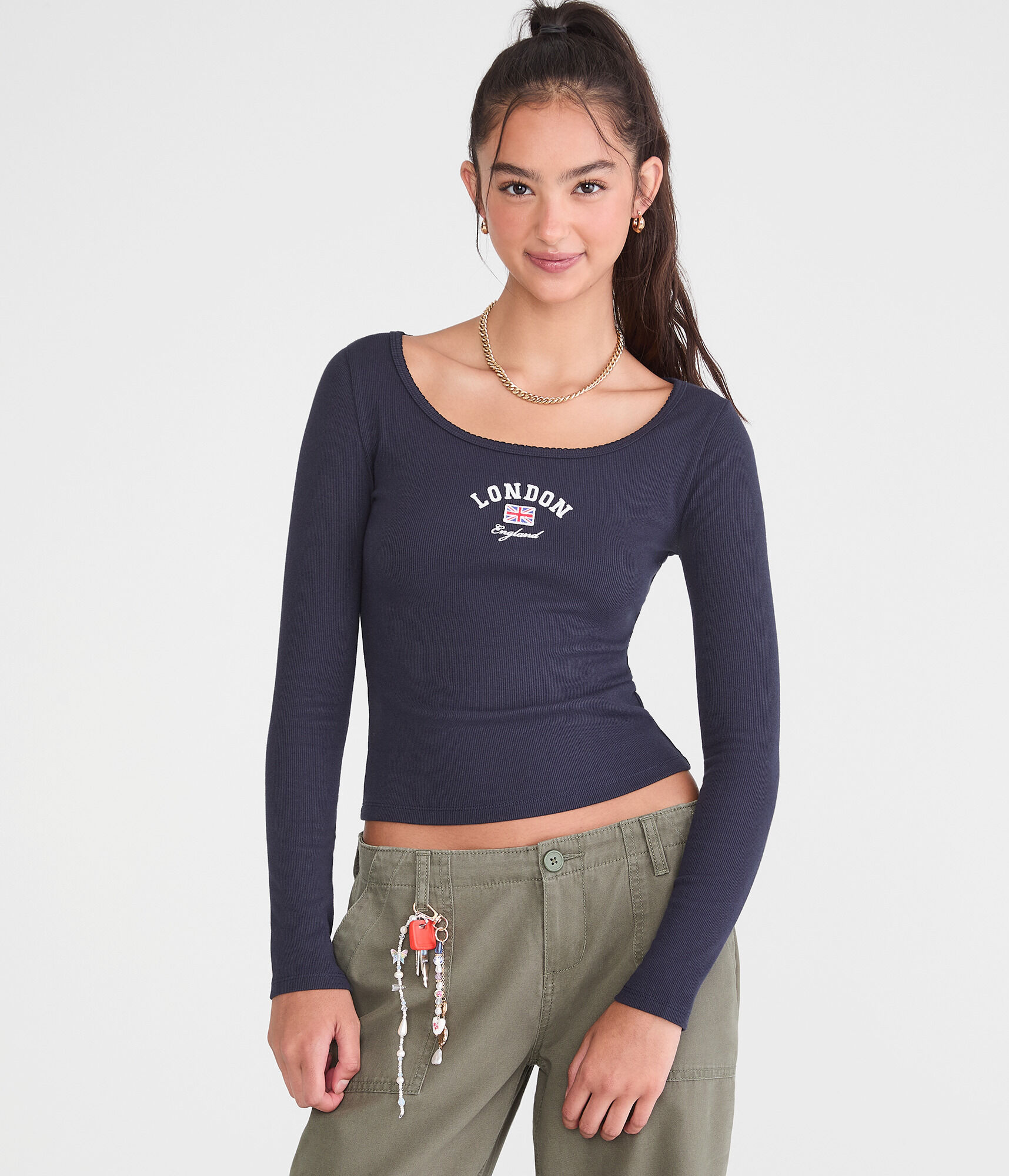 Long Sleeve Seriously Soft London Graphic Tee