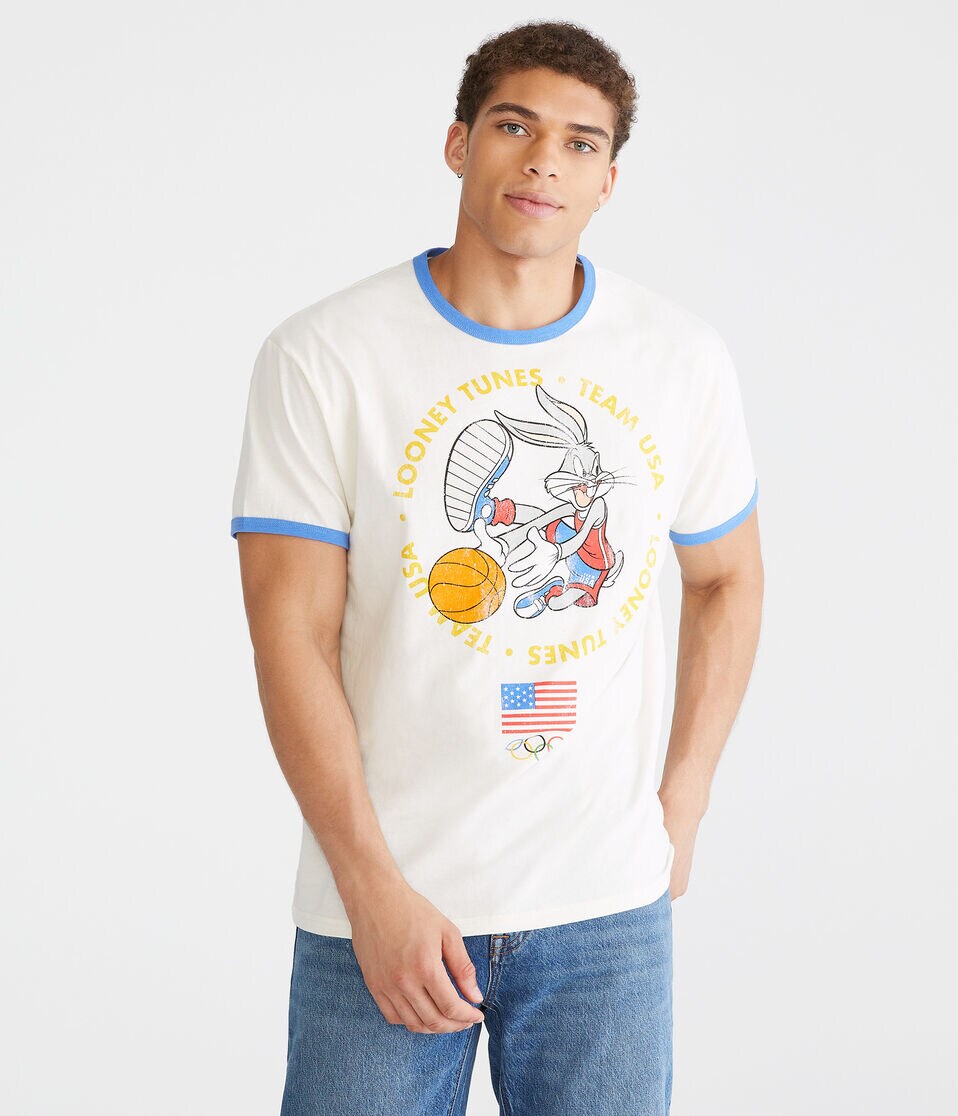 Looney Tunes x Team USA Bugs Ringer Relaxed Graphic Tee