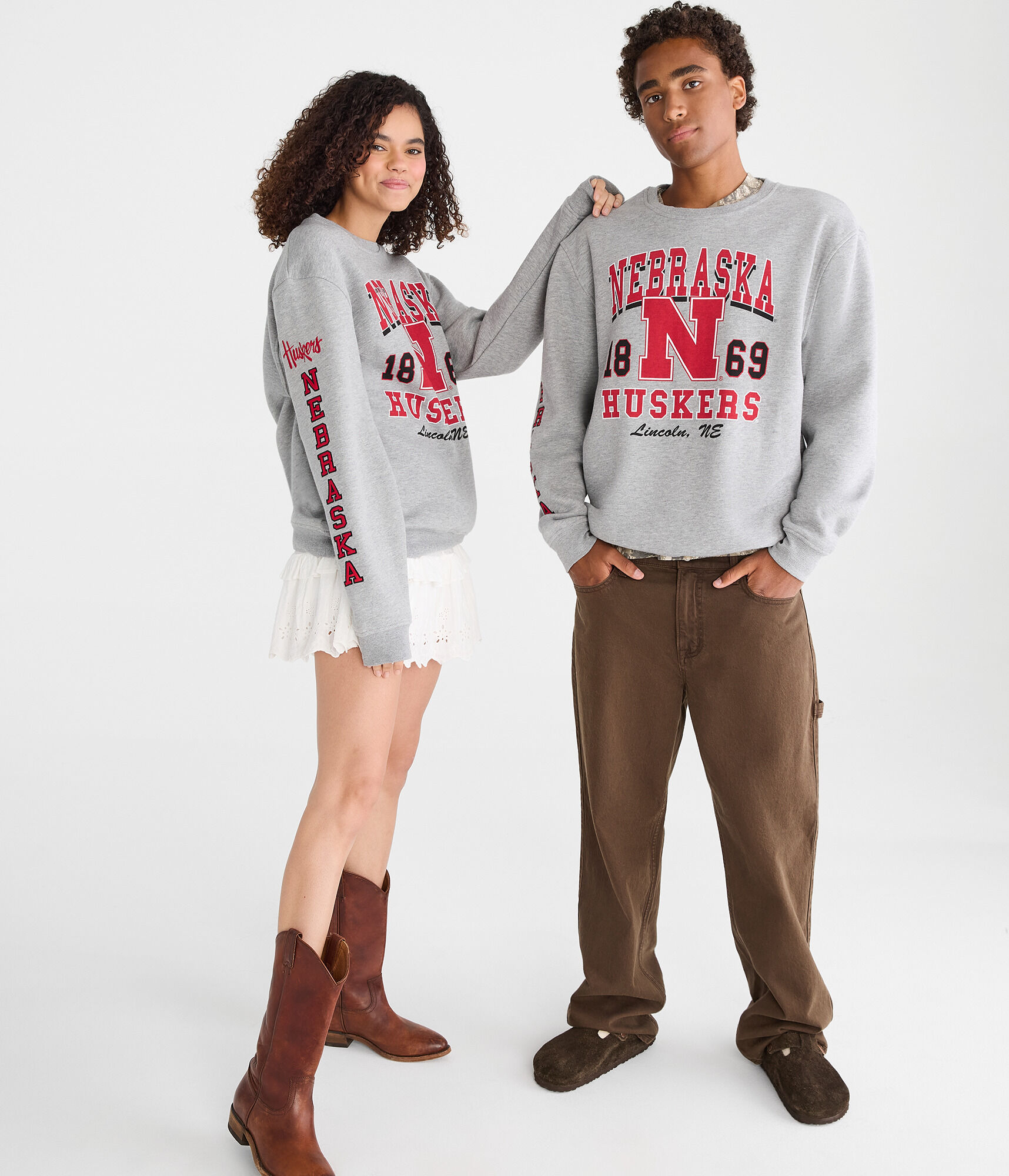 Nebraska Cornhuskers Crew Sweatshirt