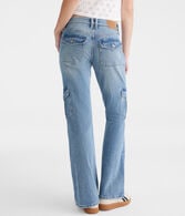 Flare Mid-Rise Cargo Jean