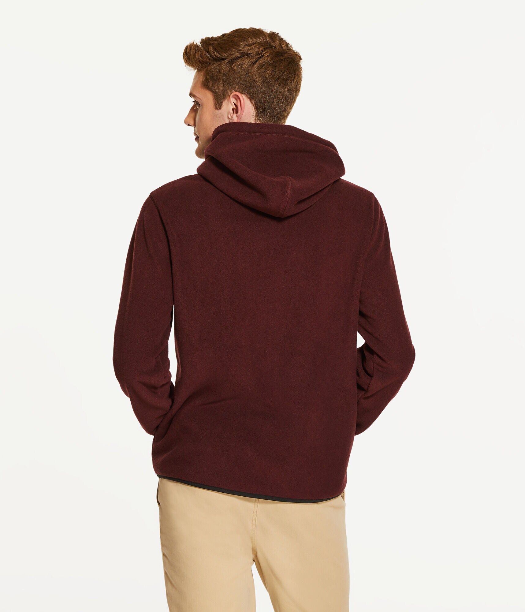 Aero NYC Box Logo Polyfleece Pullover Hoodie