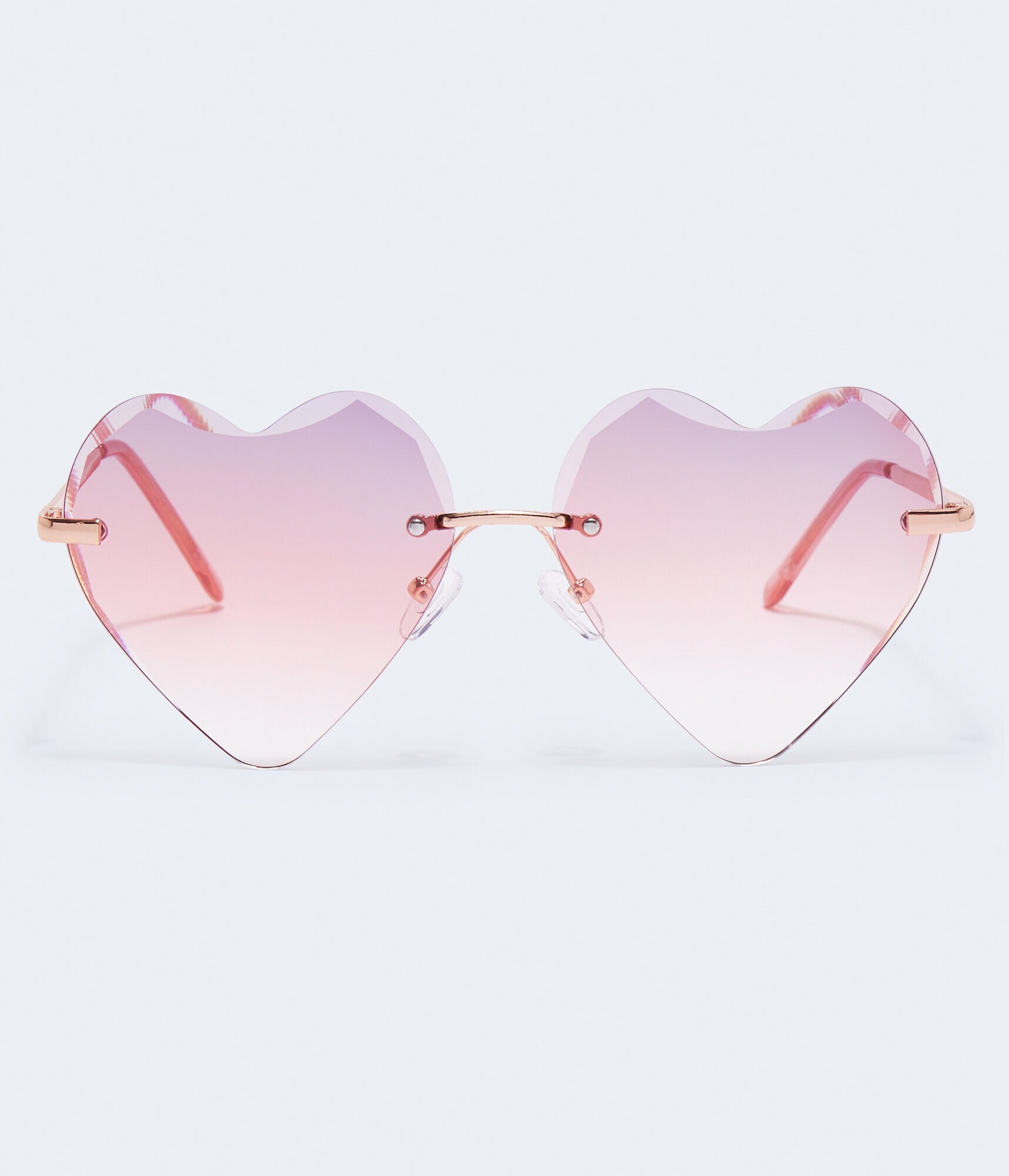 Rimless Heart Sunglasses