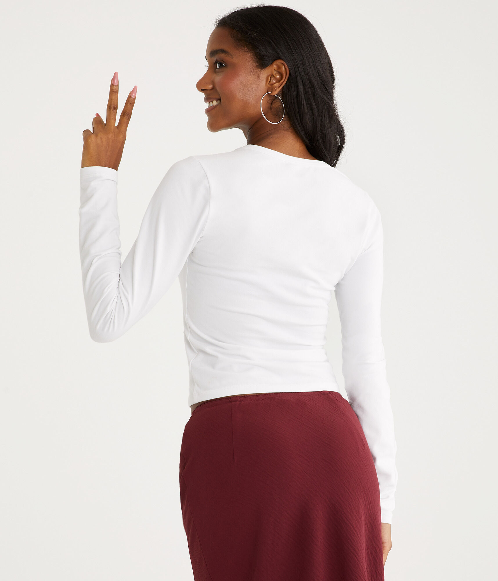 Long Sleeve Cherry Cake Graphic Baby Tee