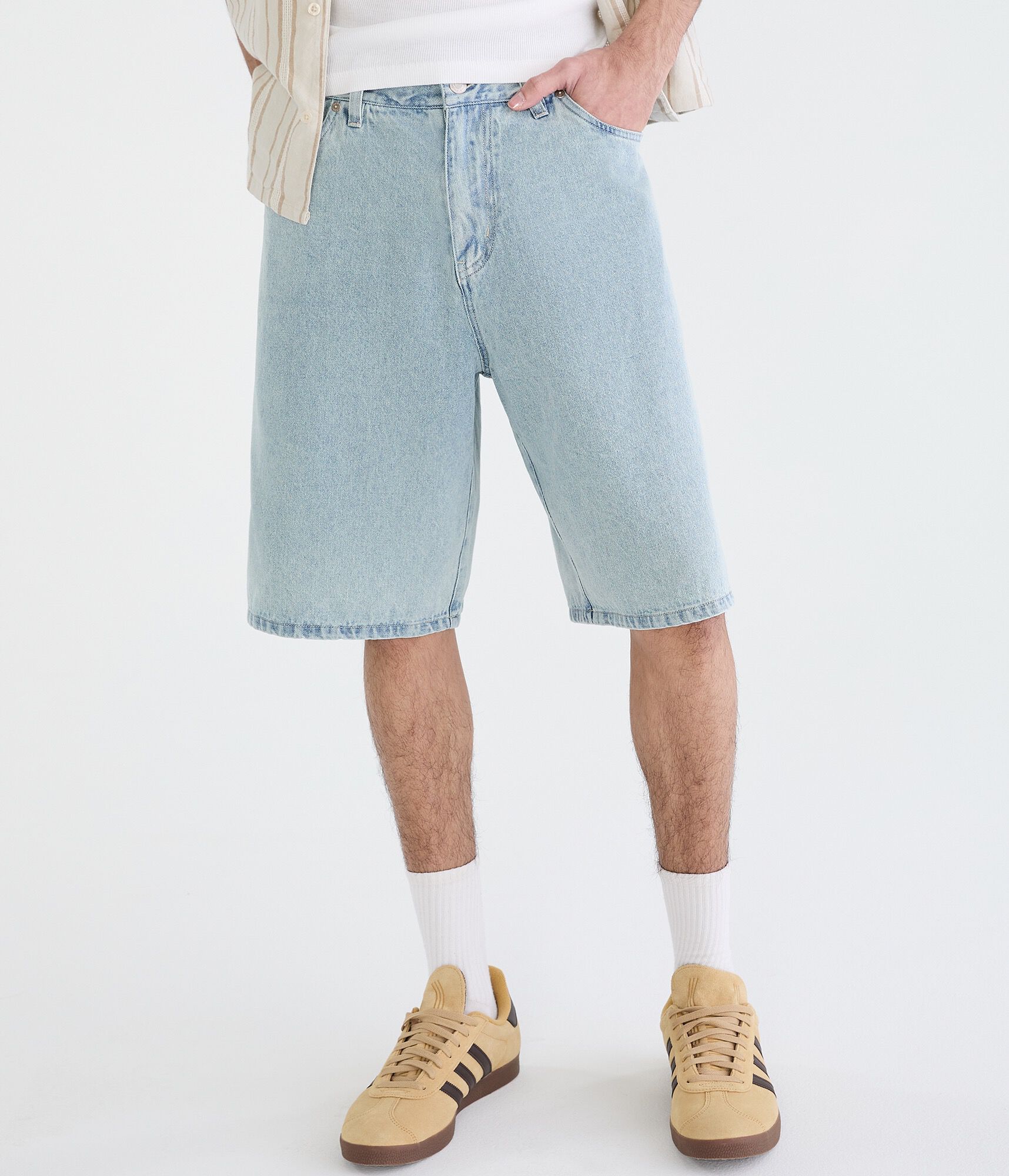 Shelby Baggy Denim Shorts 11"