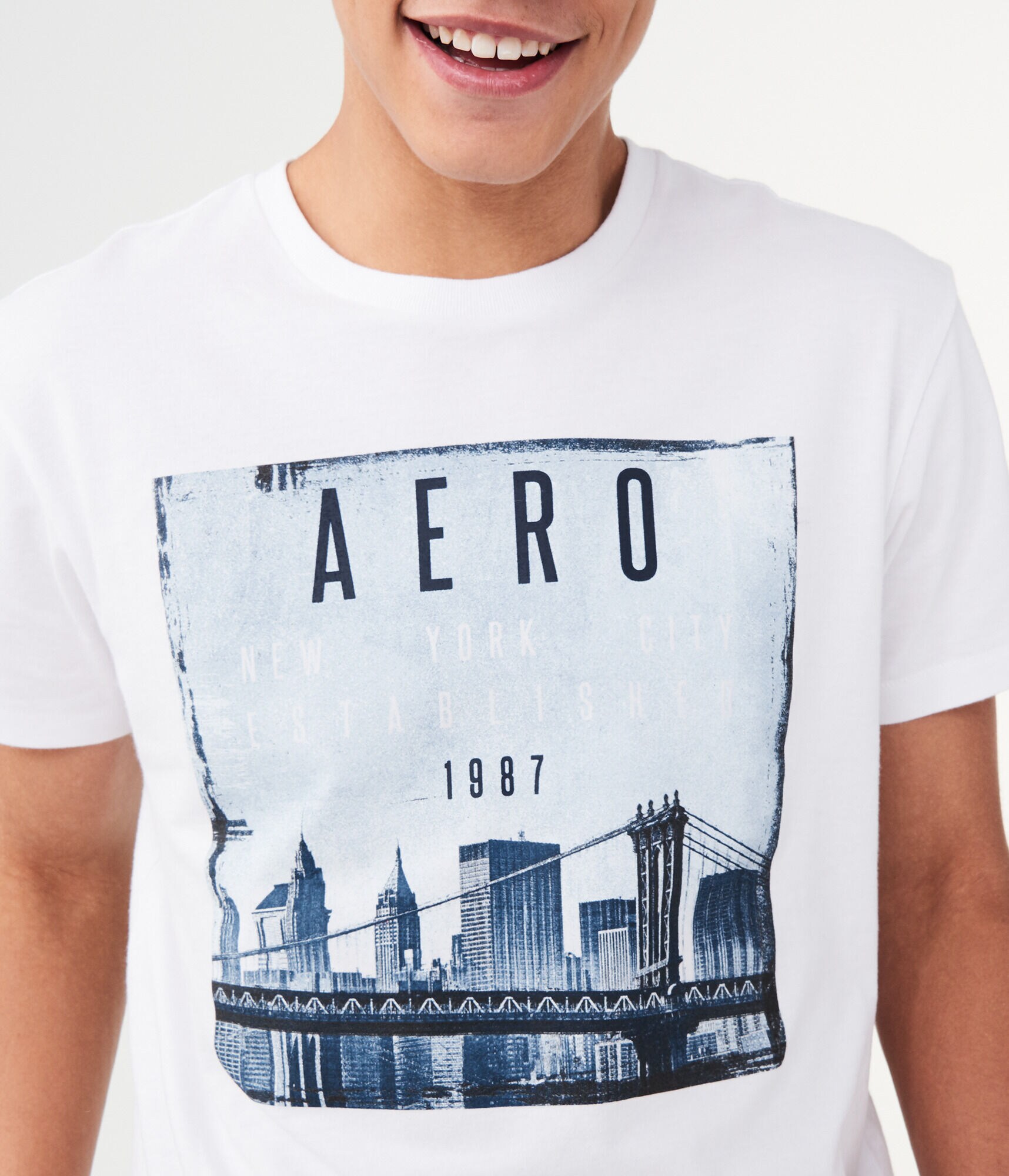 Aero New York City Bridge Graphic Tee