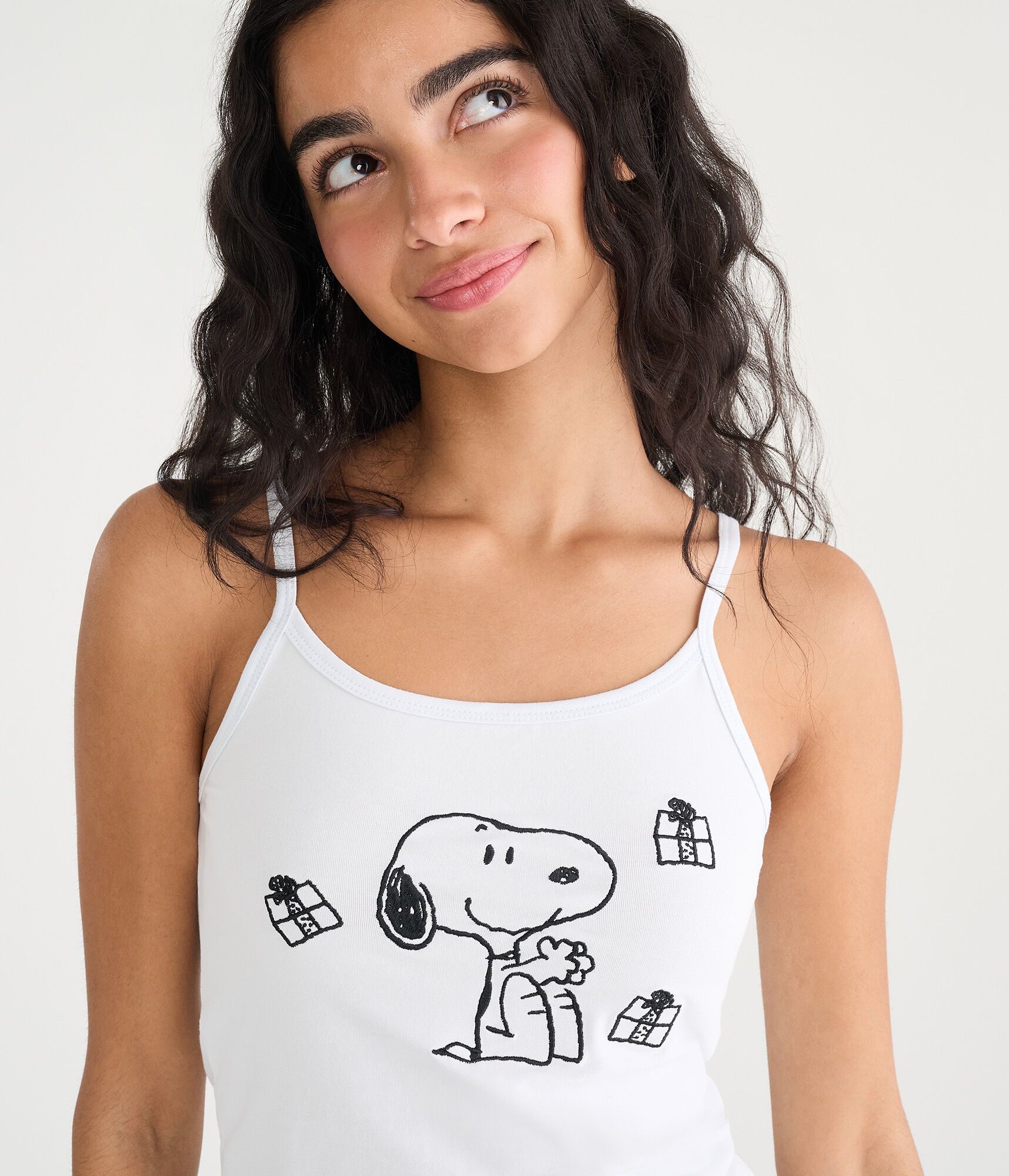 Snoopy Christmas Presents Sleep Tank