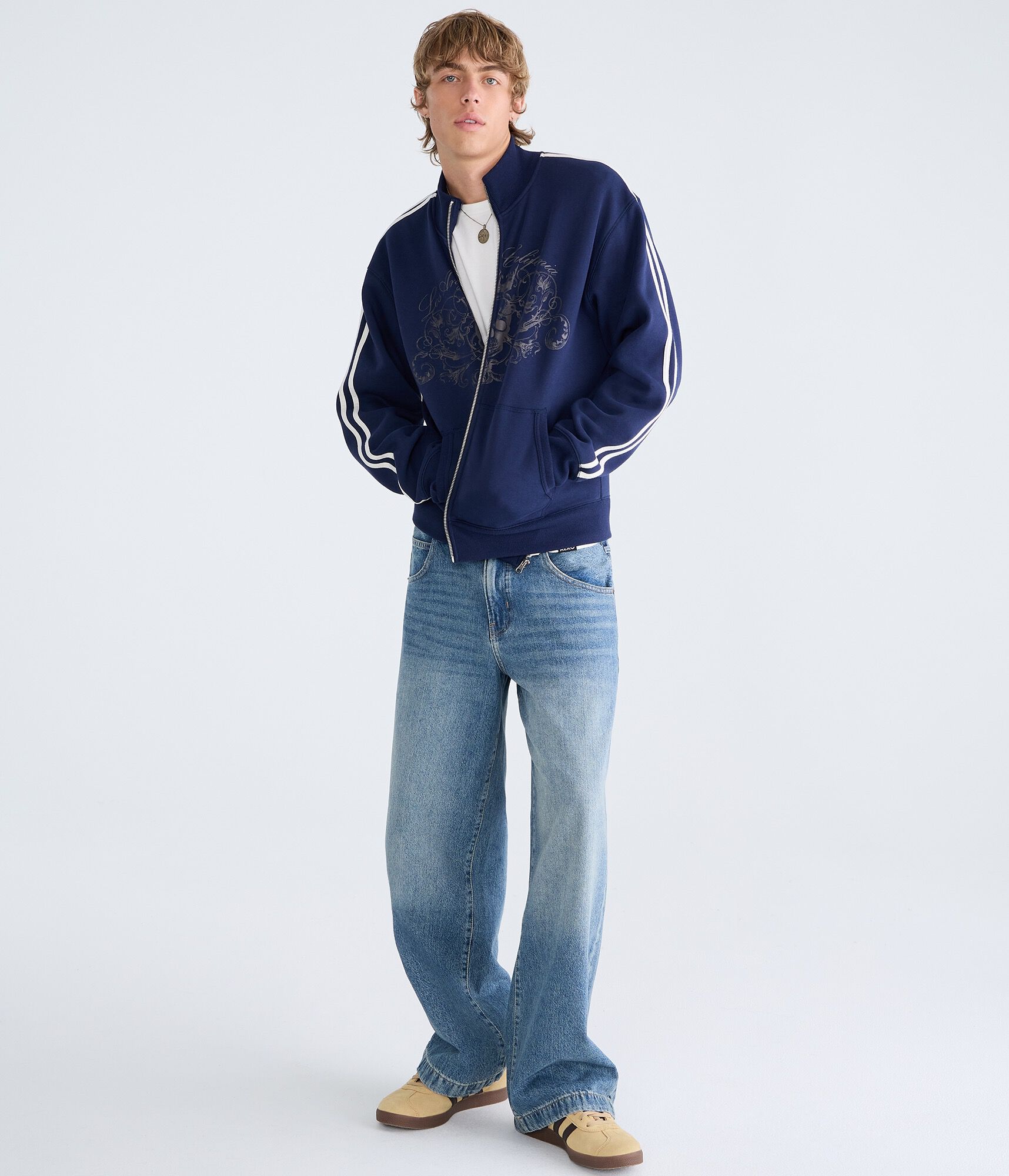 Los Angeles King Skull Full-Zip Track Jacket