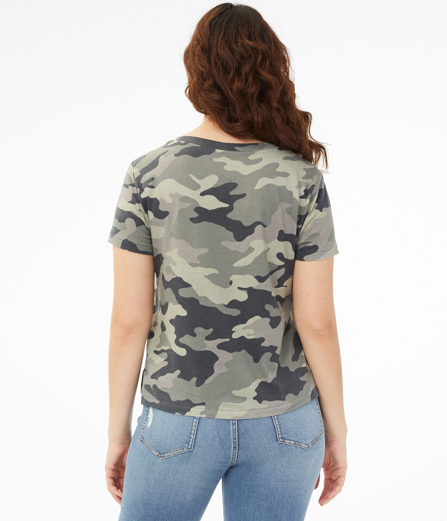 Camo Perfect Cotton Crew Tee