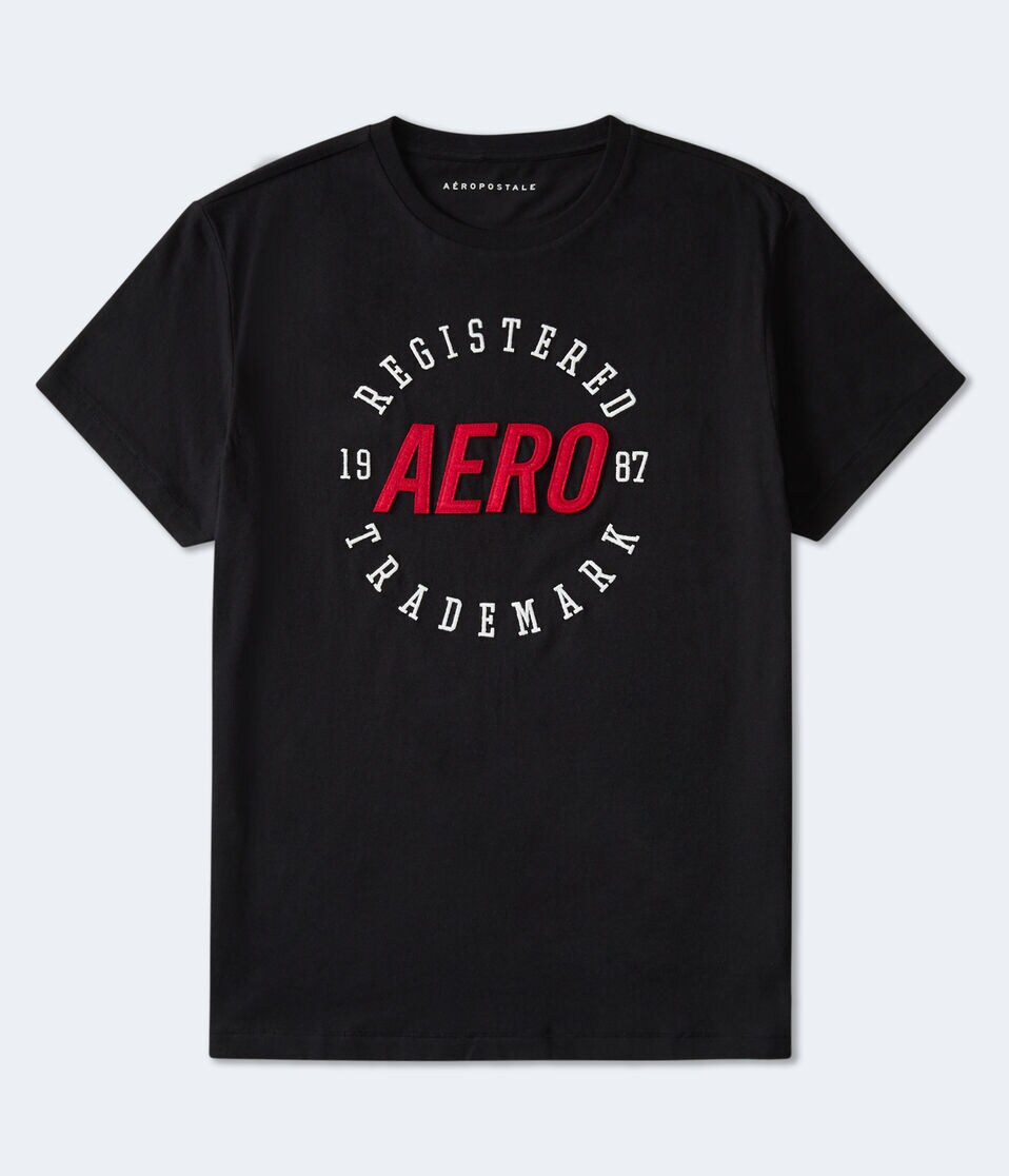 Aero 1987 Trademark Appliqué Graphic Tee