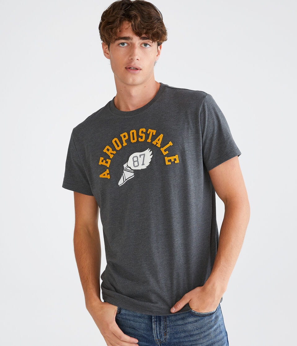 Aeropostale 87 Winged Foot Graphic Tee