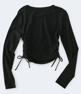 Long Sleeve Ruched Top***