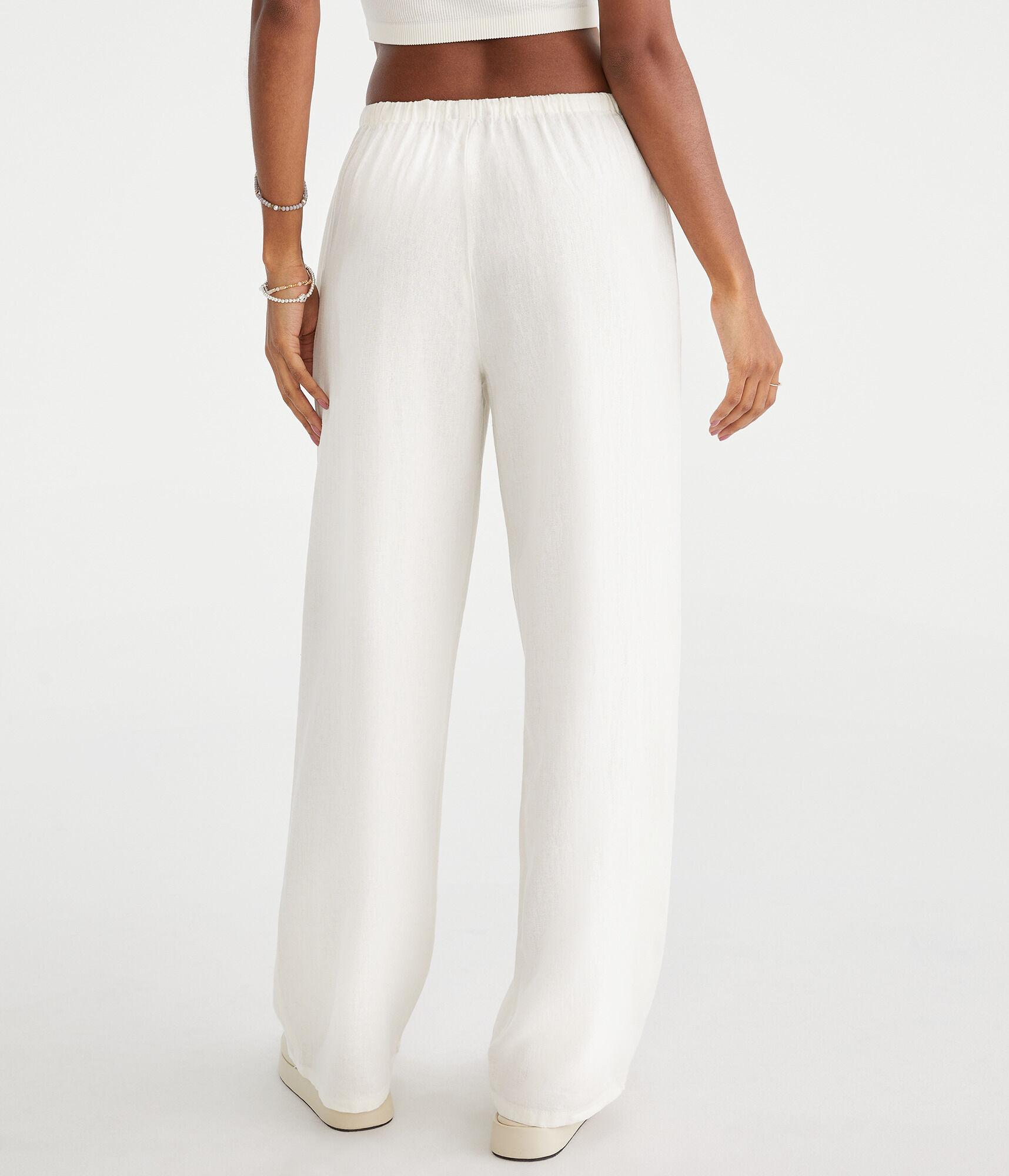 Linen Drawstring Pants