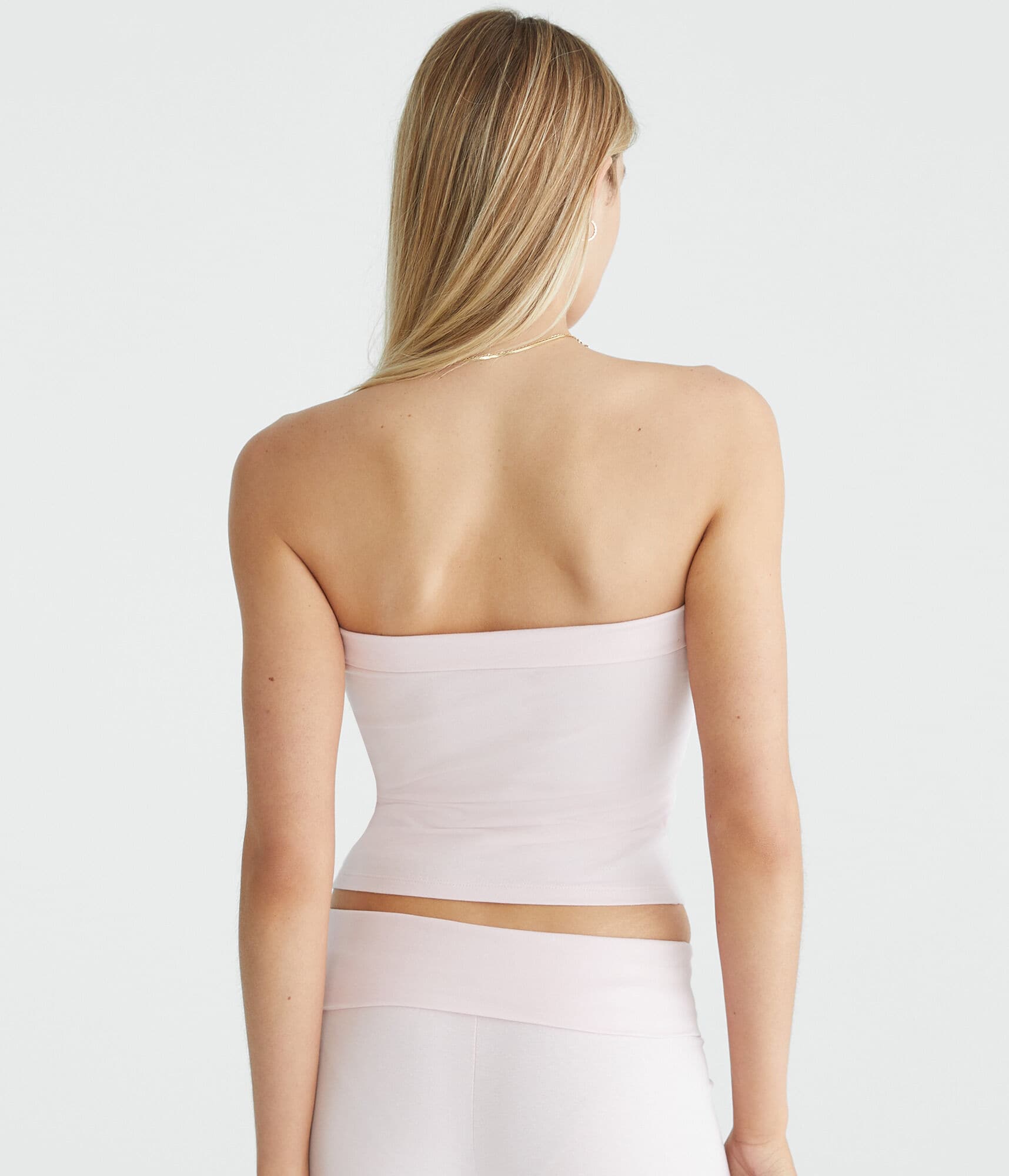 Los Angeles Fold-Over Graphic Tube Top
