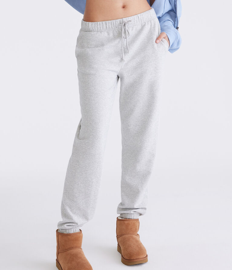 Slouchy High-Waisted Jogger Sweatpants