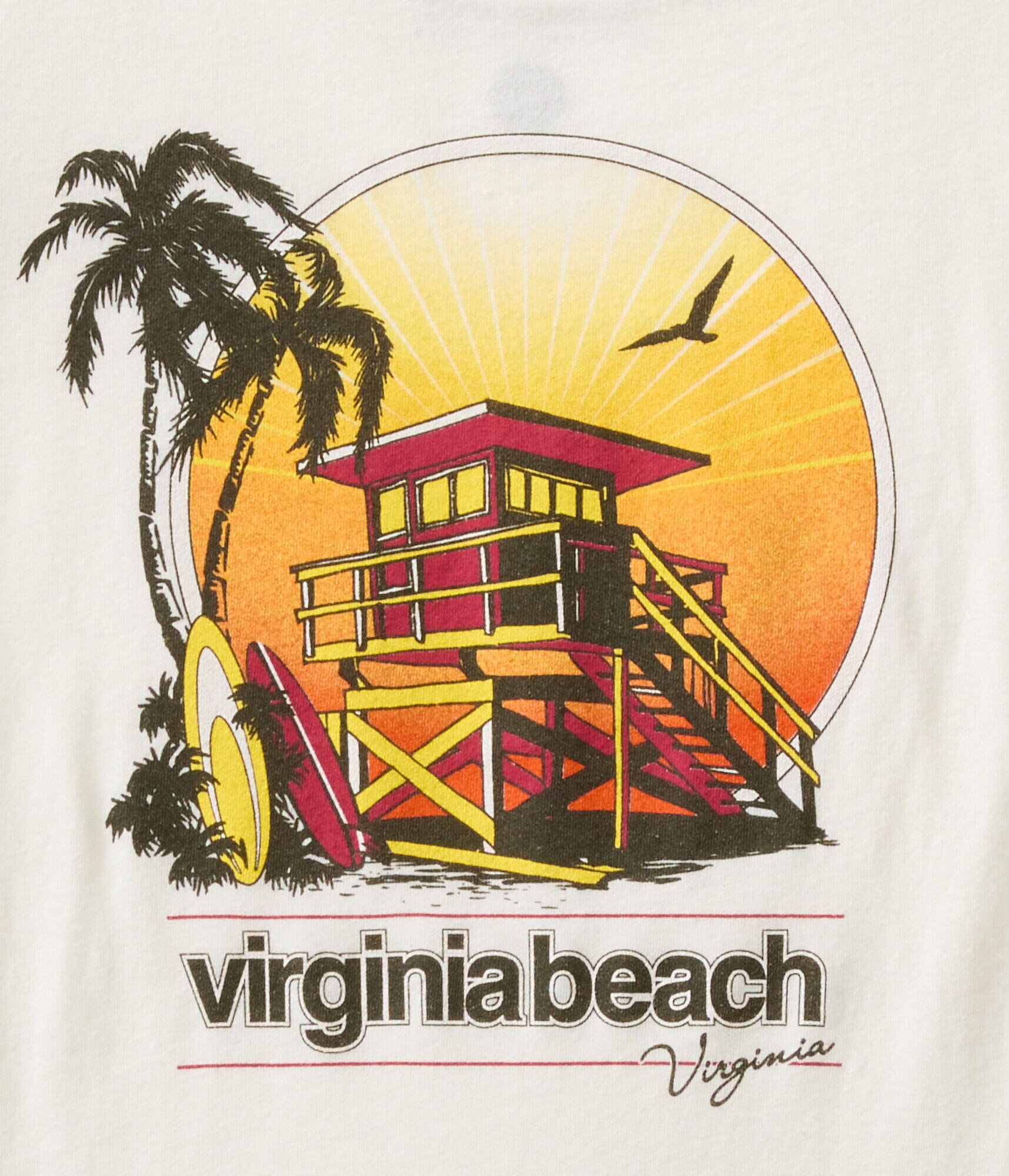 Virginia Beach Sun Graphic Tee