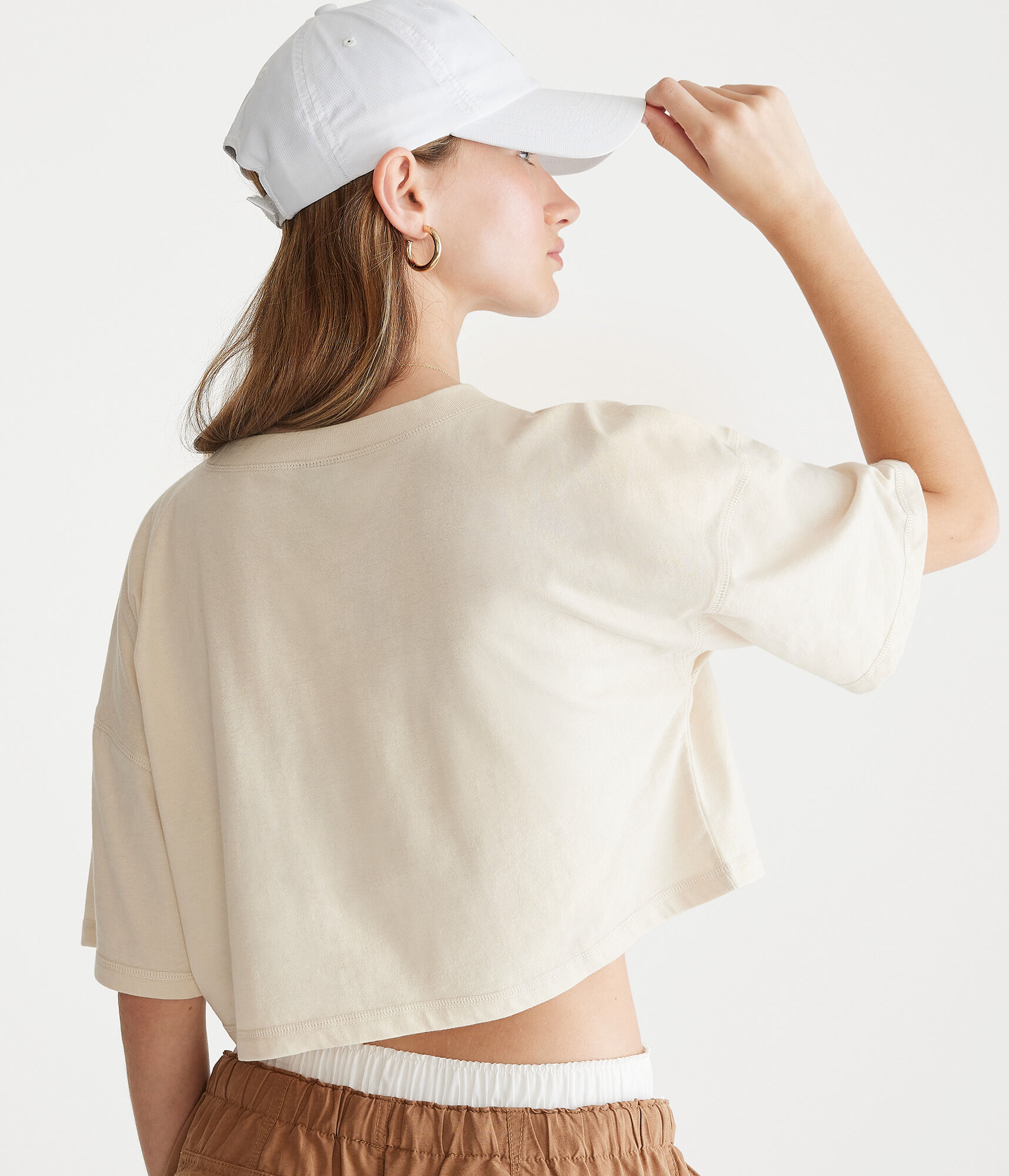 Los Angeles Lakers Cropped Boyfriend Graphic Tee