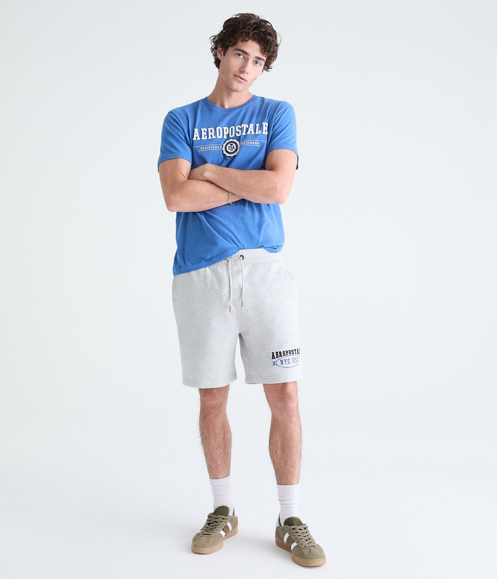Aeropostale USA Heritage Fleece Shorts