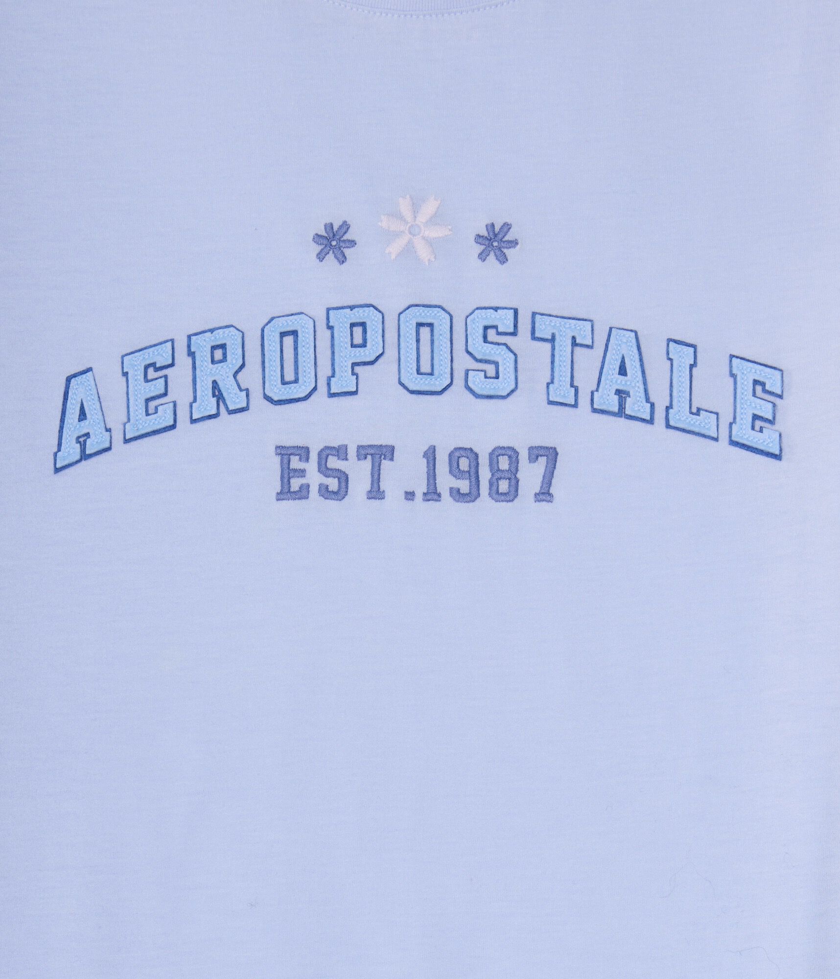 Aeropostale Flower Appliqu&eacute; Graphic Tee