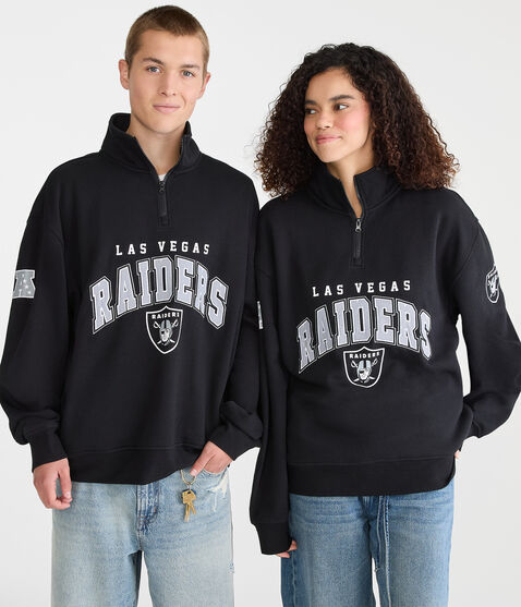 Las Vegas Raiders Quarter-Zip Sweatshirt Las Vegas Raiders Quarter-Zip Sweatshirt