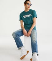 Aeropostale Script Logo Appliqué Graphic Tee
