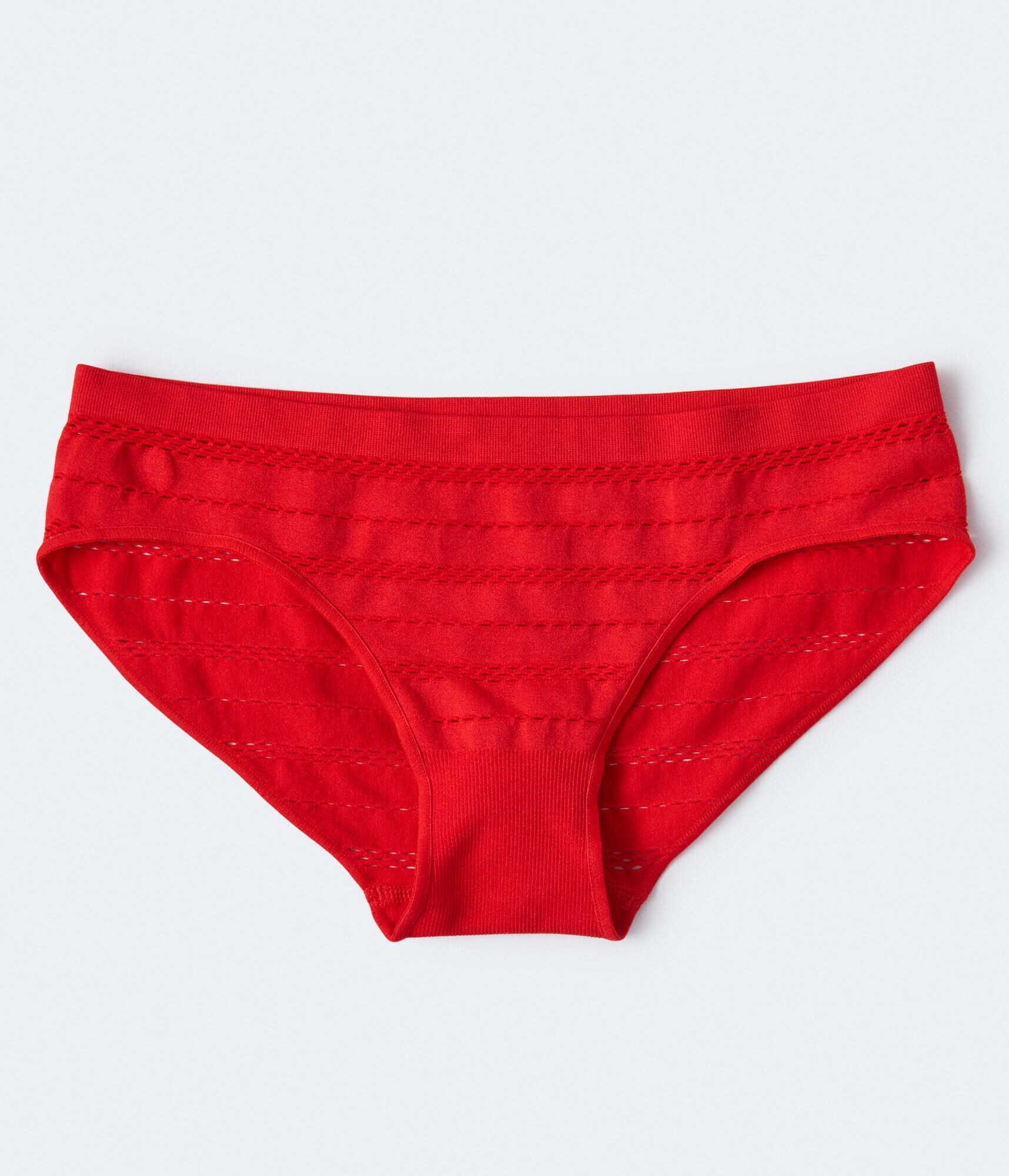 Seamless Drop-Needle Stripe Hipster