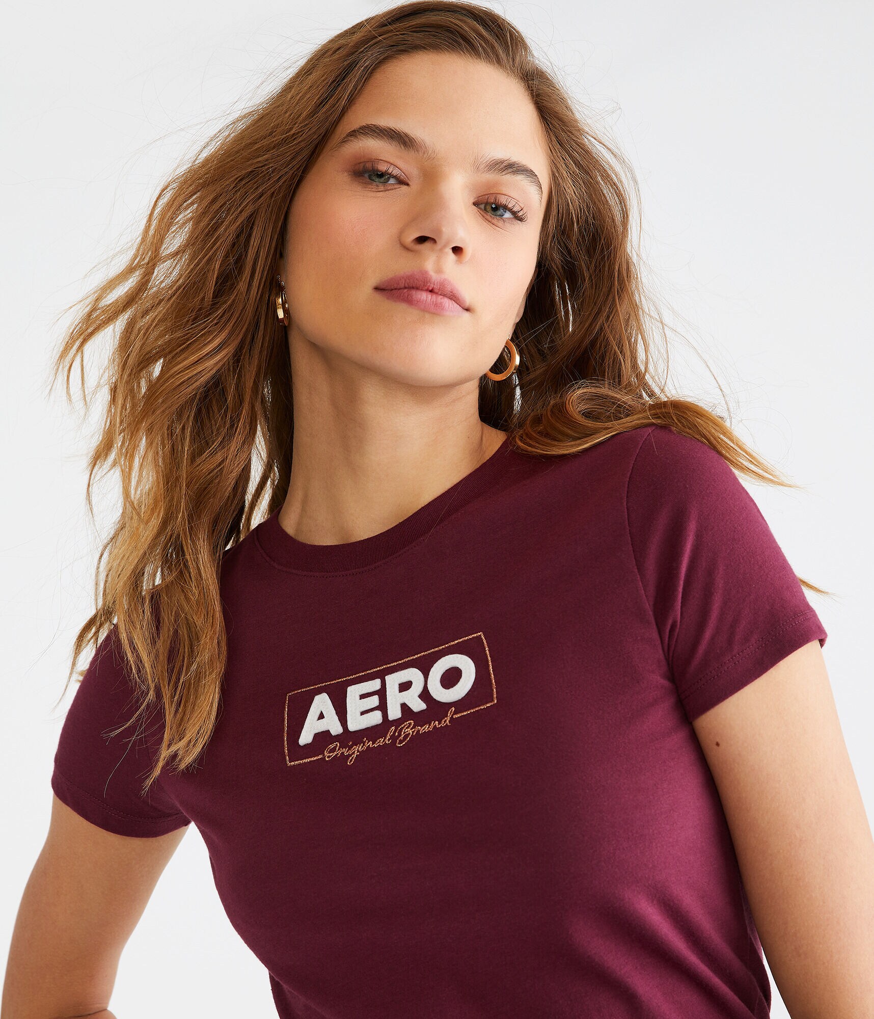 Aero Box Logo Appliqu&eacute; Graphic Tee