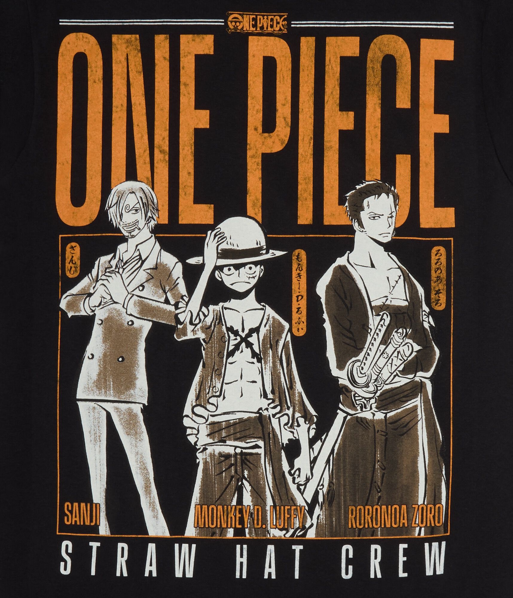 One Piece Straw Hat Crew Relaxed Graphic Tee