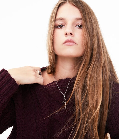 Chenille Cable Sweater Chenille Cable Sweater